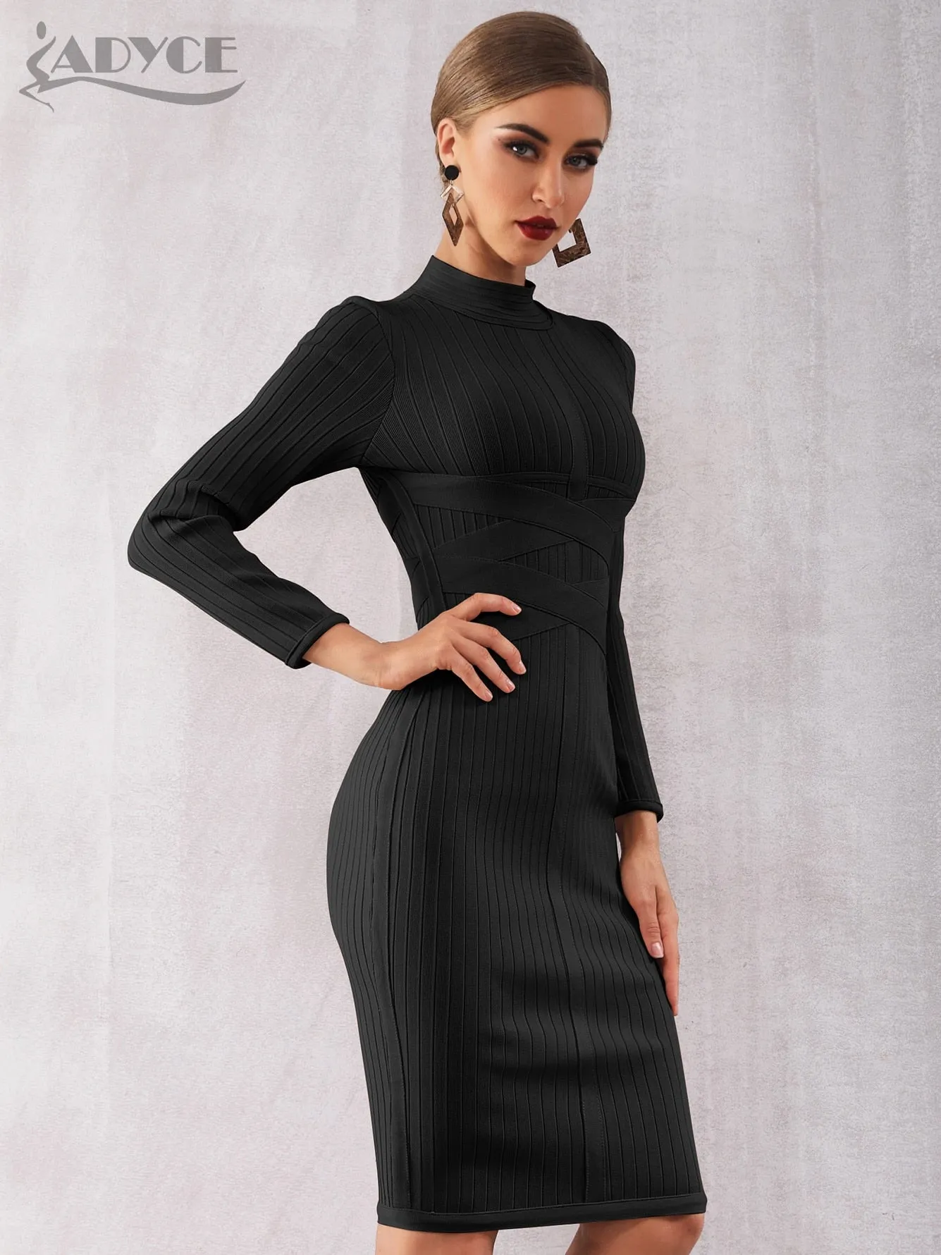 Adyce Women's Bandage Bodycon Midi Dress