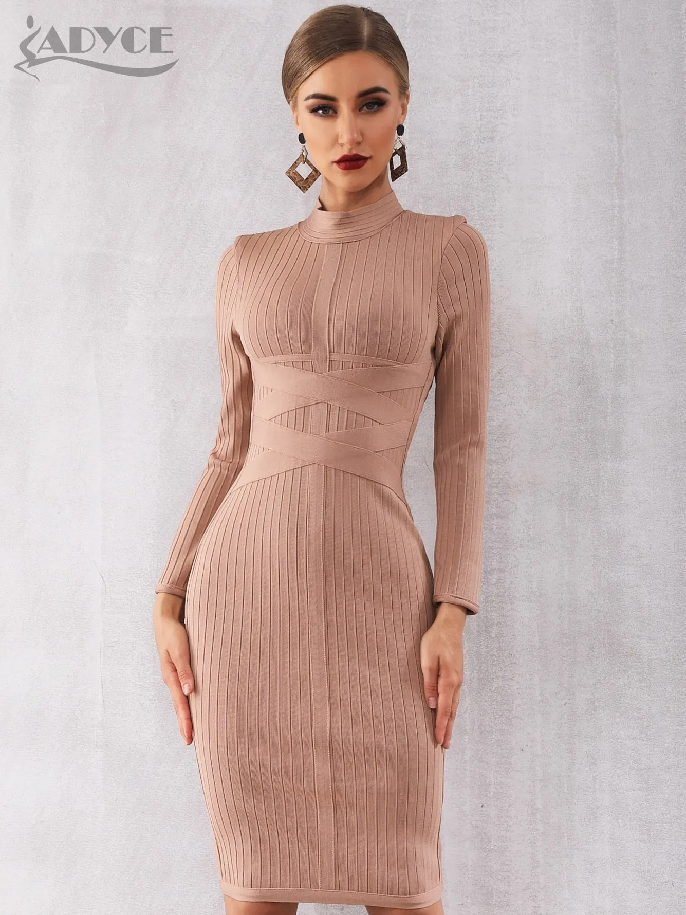 Adyce Women's Bandage Bodycon Midi Dress