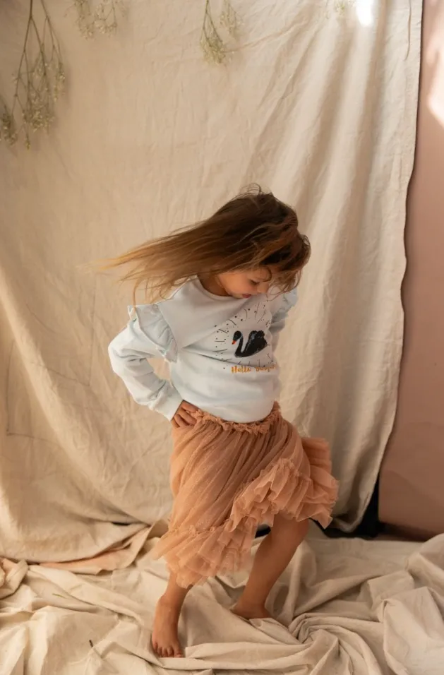 Bella   Lace - Harriet Jumper - Iced Lake