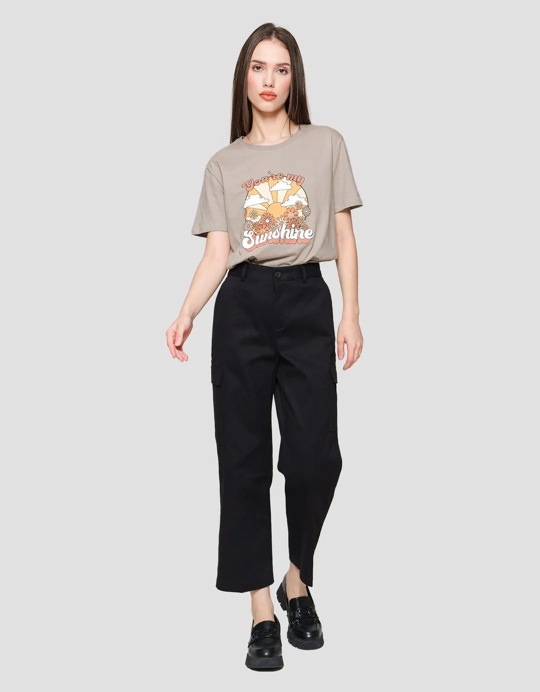 Connexion Stretch Cargo Celana Panjang Wanita