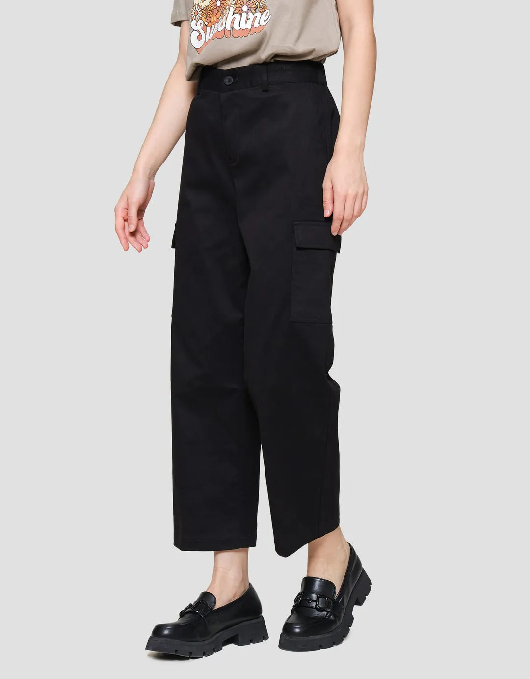 Connexion Stretch Cargo Celana Panjang Wanita