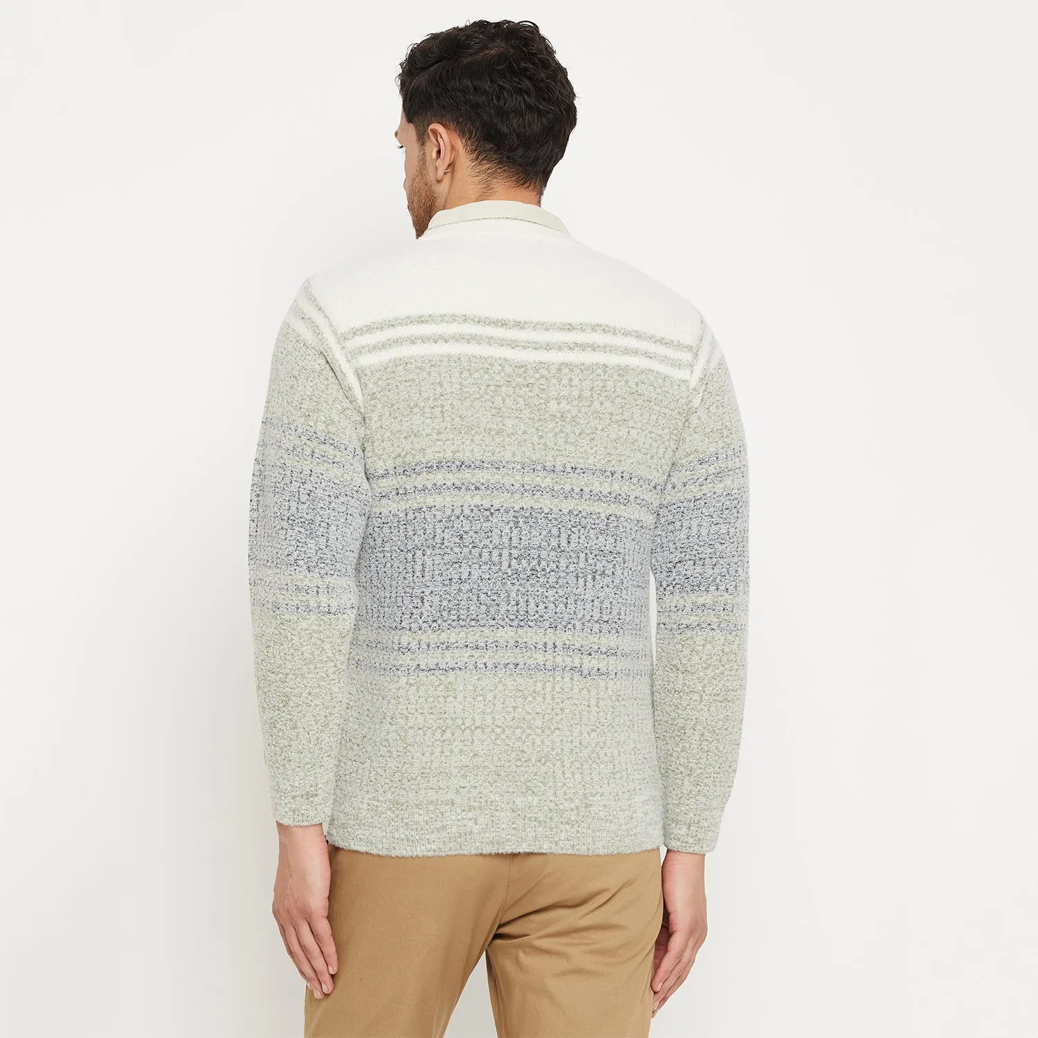 Duke Stardust Men Full Sleeve V Neck Sweater (SDS2123)