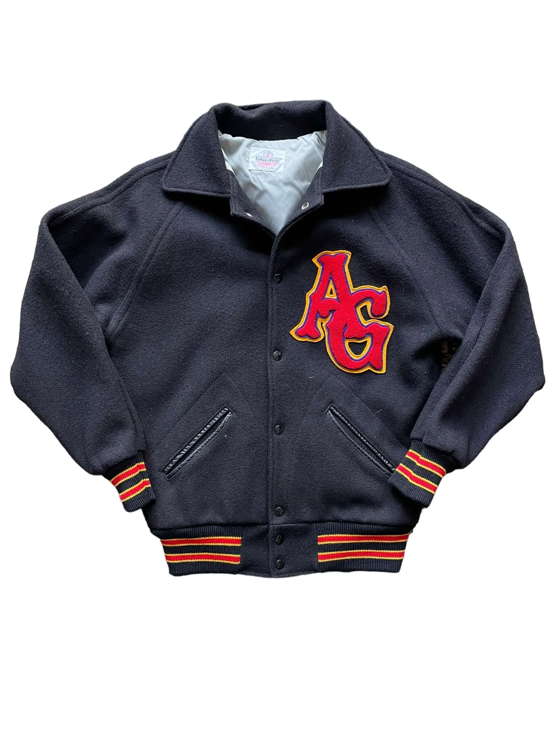 Ebbet's Field American Giants Varsity Jacket SZ L