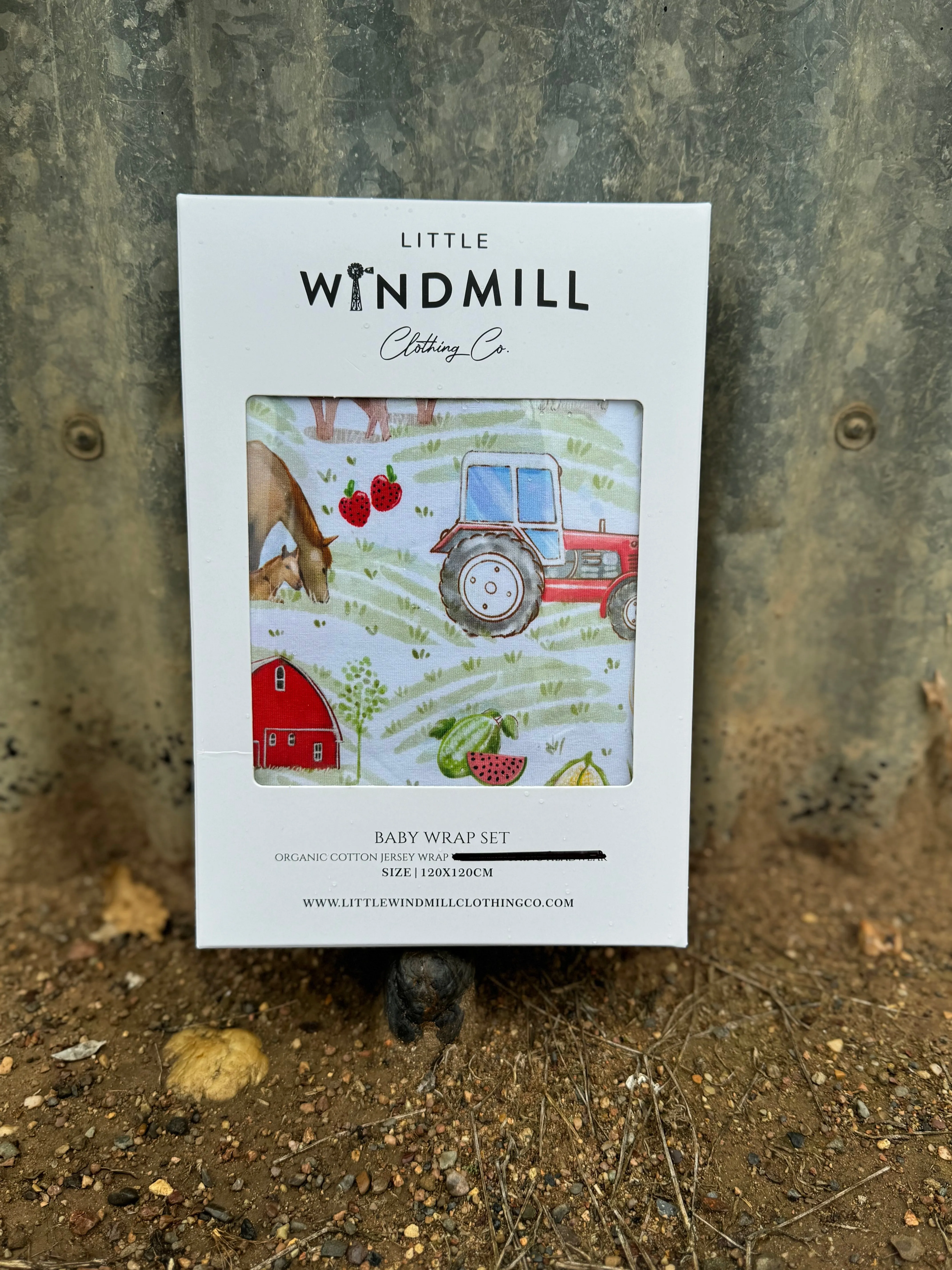 Farming Jersey Organic Cotton Swaddle