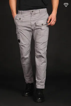 George Coolpocket men's gabardine cargo pants Logo Limited Edition carrot fit ①