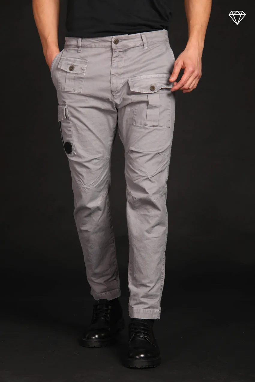 George Coolpocket men's gabardine cargo pants Logo Limited Edition carrot fit ①