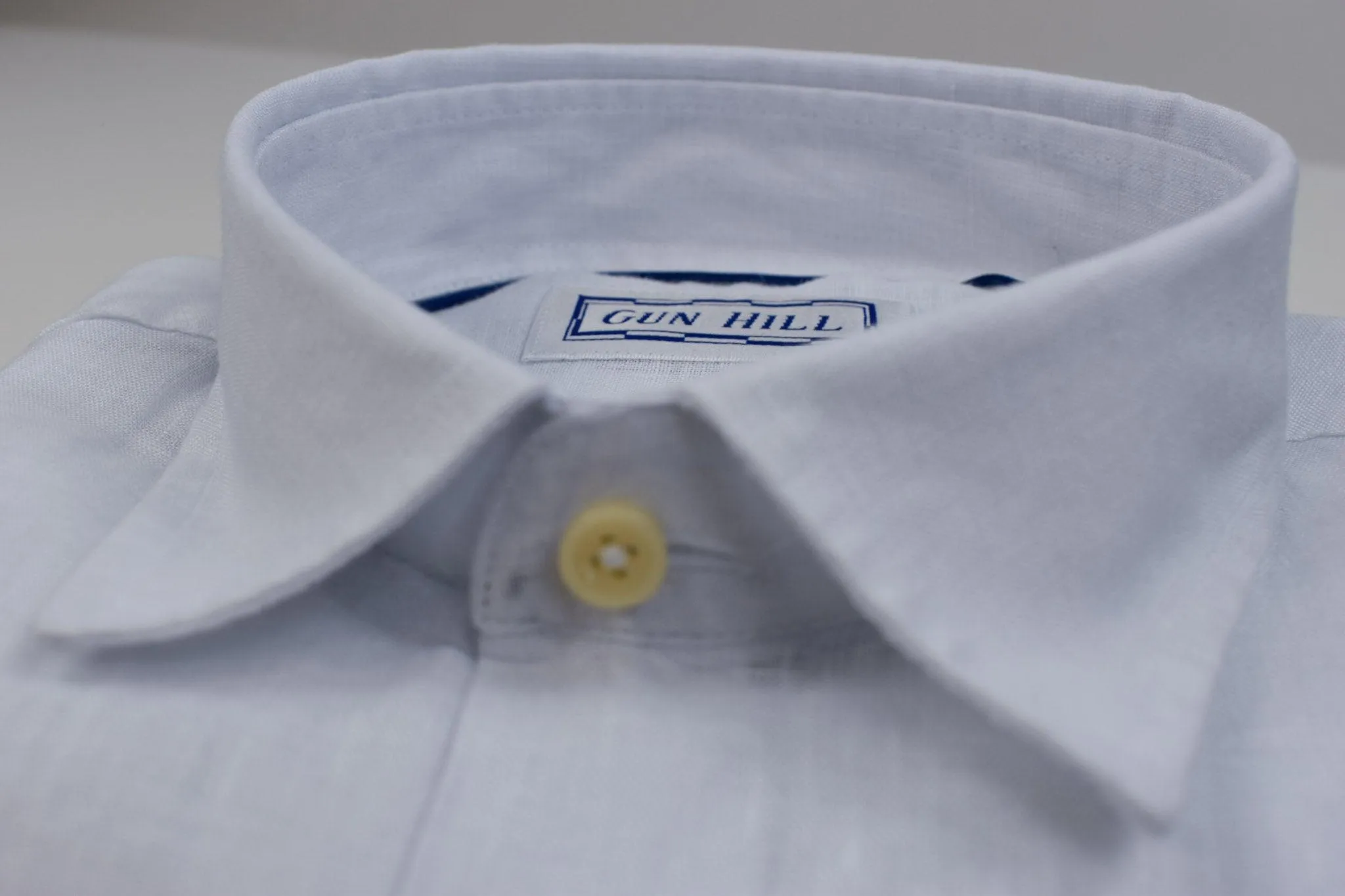Gun Hill Mens Astley Linen Shirt - White