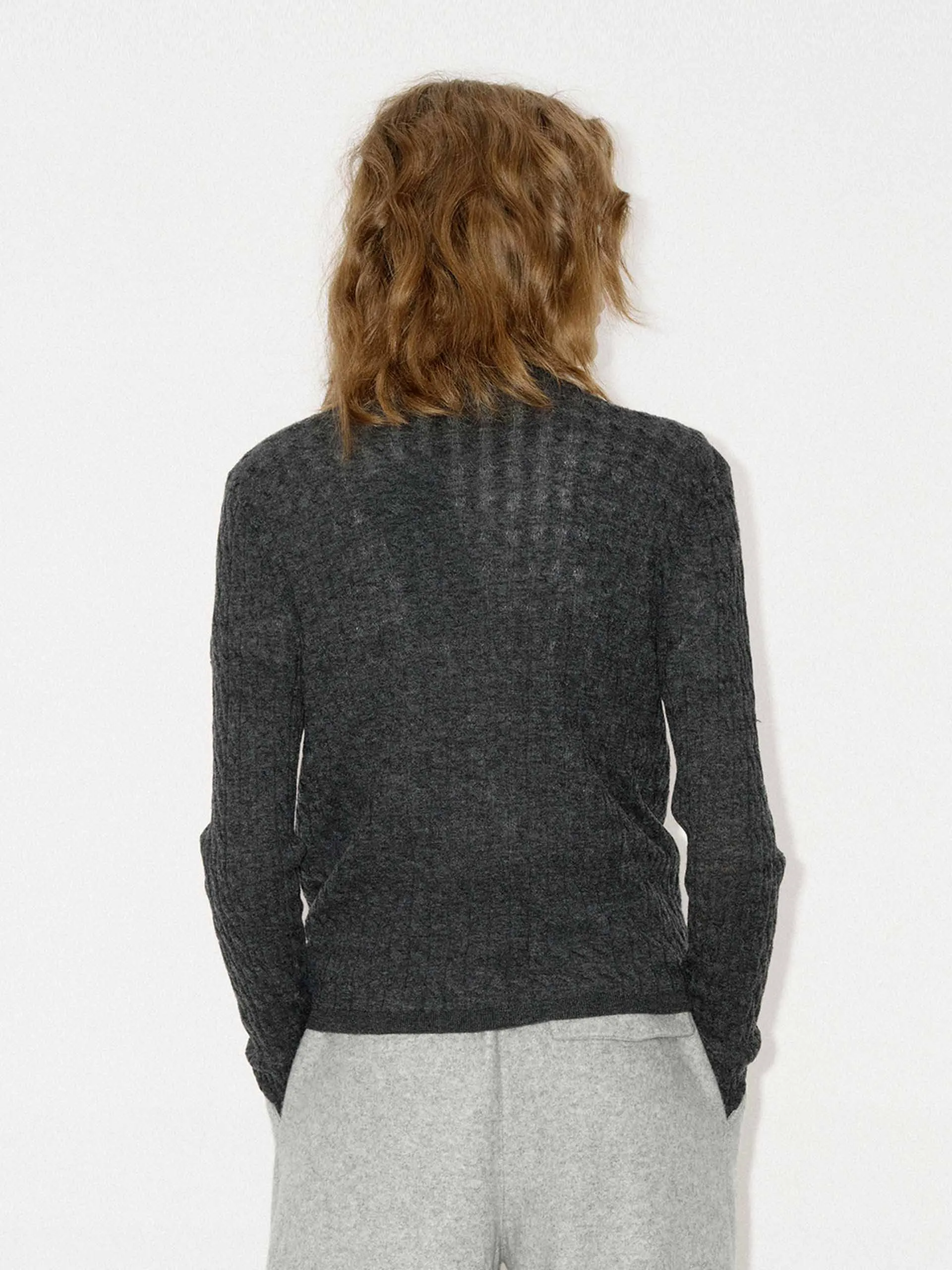 Half Zip Wool Sweater