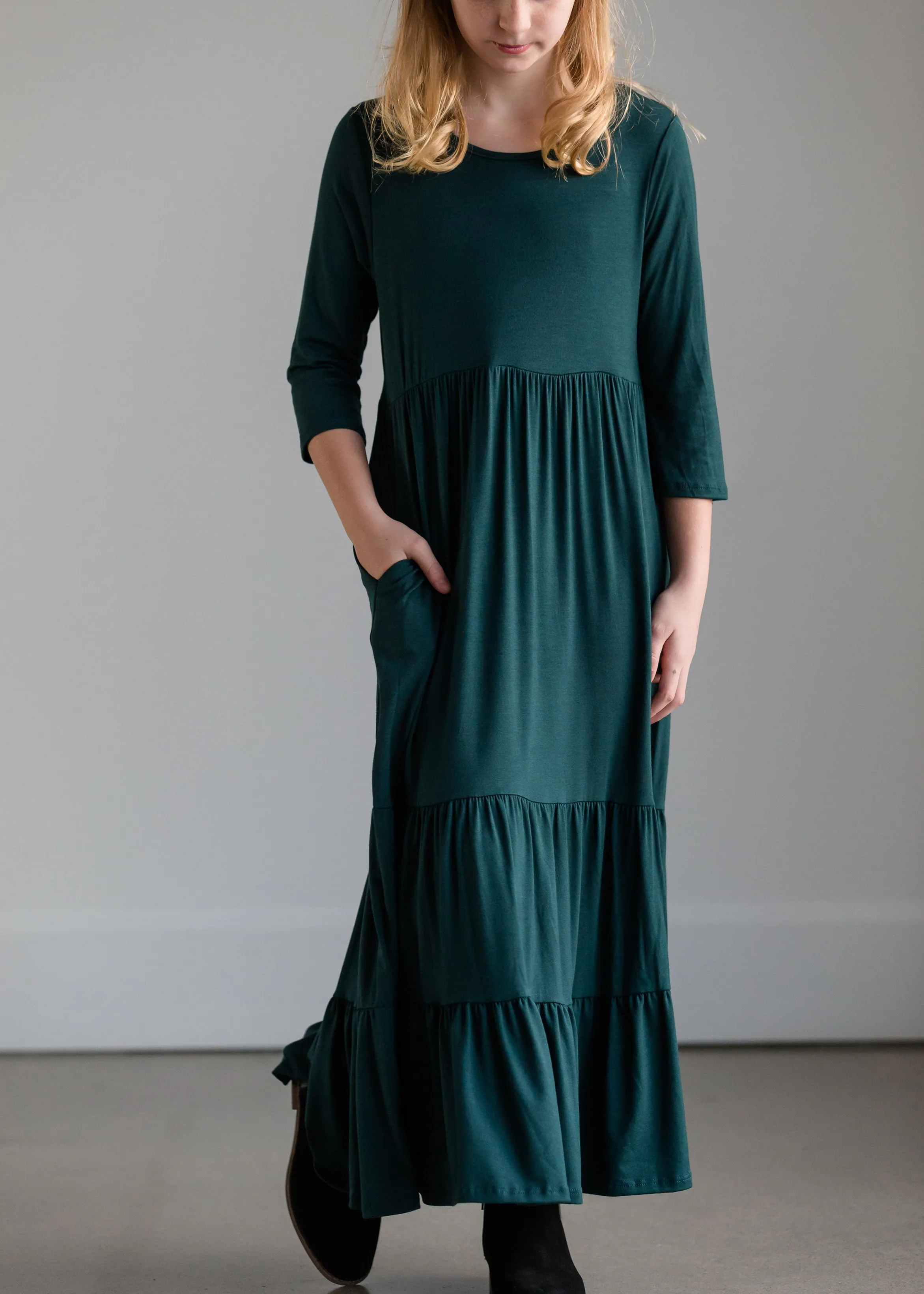 Highwaist Stretch Maxi Dress - FINAL SALE