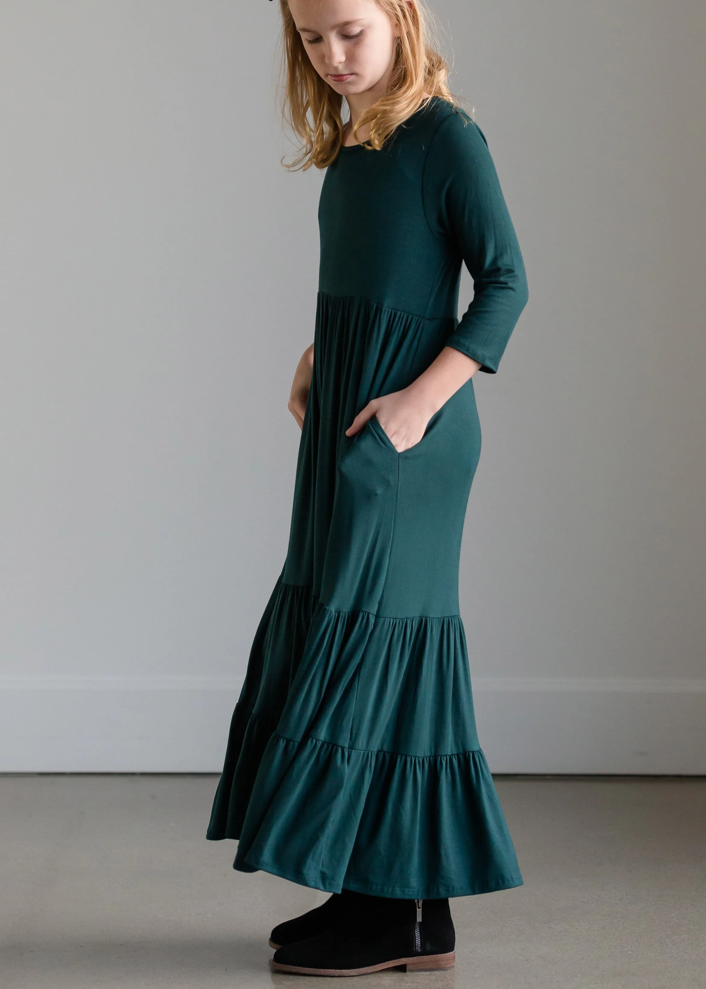 Highwaist Stretch Maxi Dress - FINAL SALE