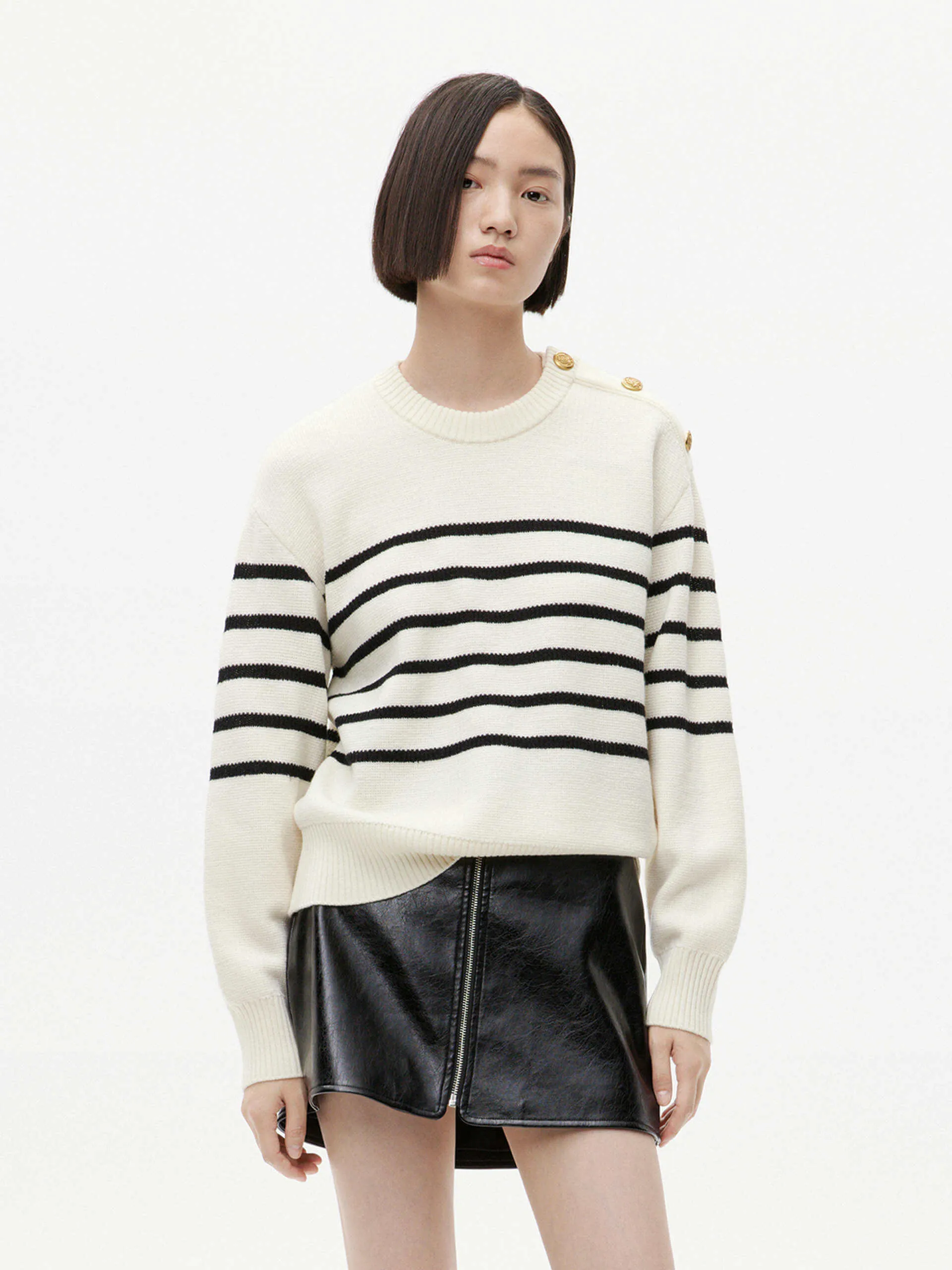 Loose Fit Wool Sweater