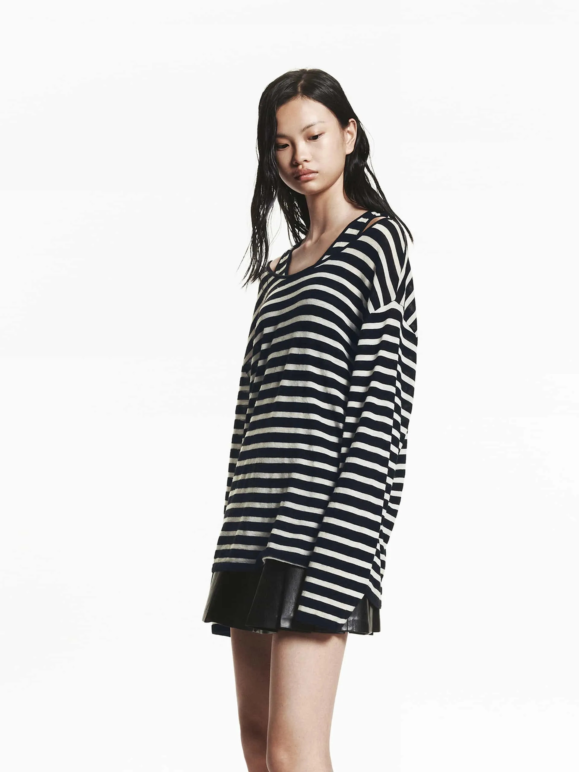 Loose Wool Sweater with Tank