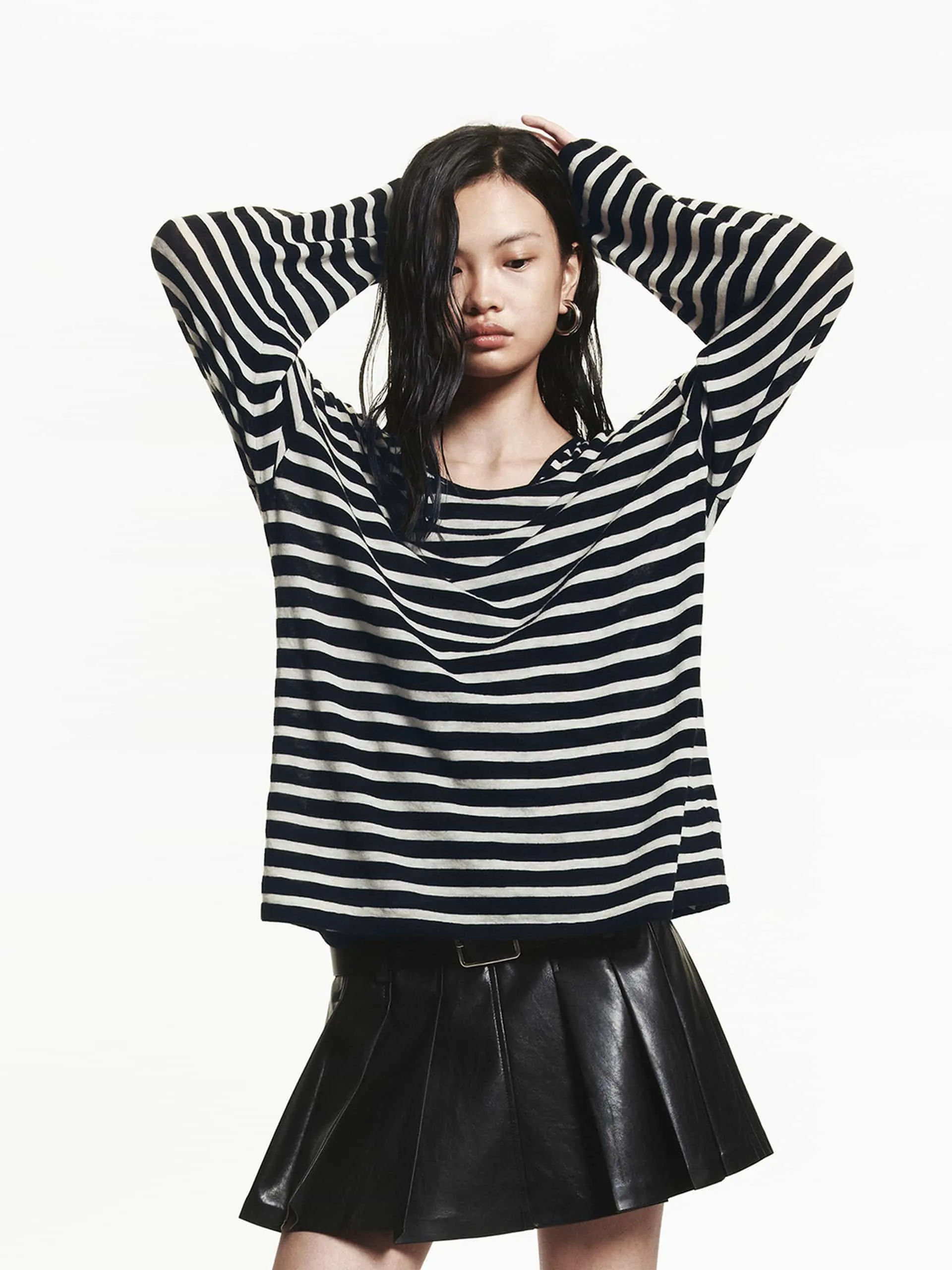 Loose Wool Sweater with Tank
