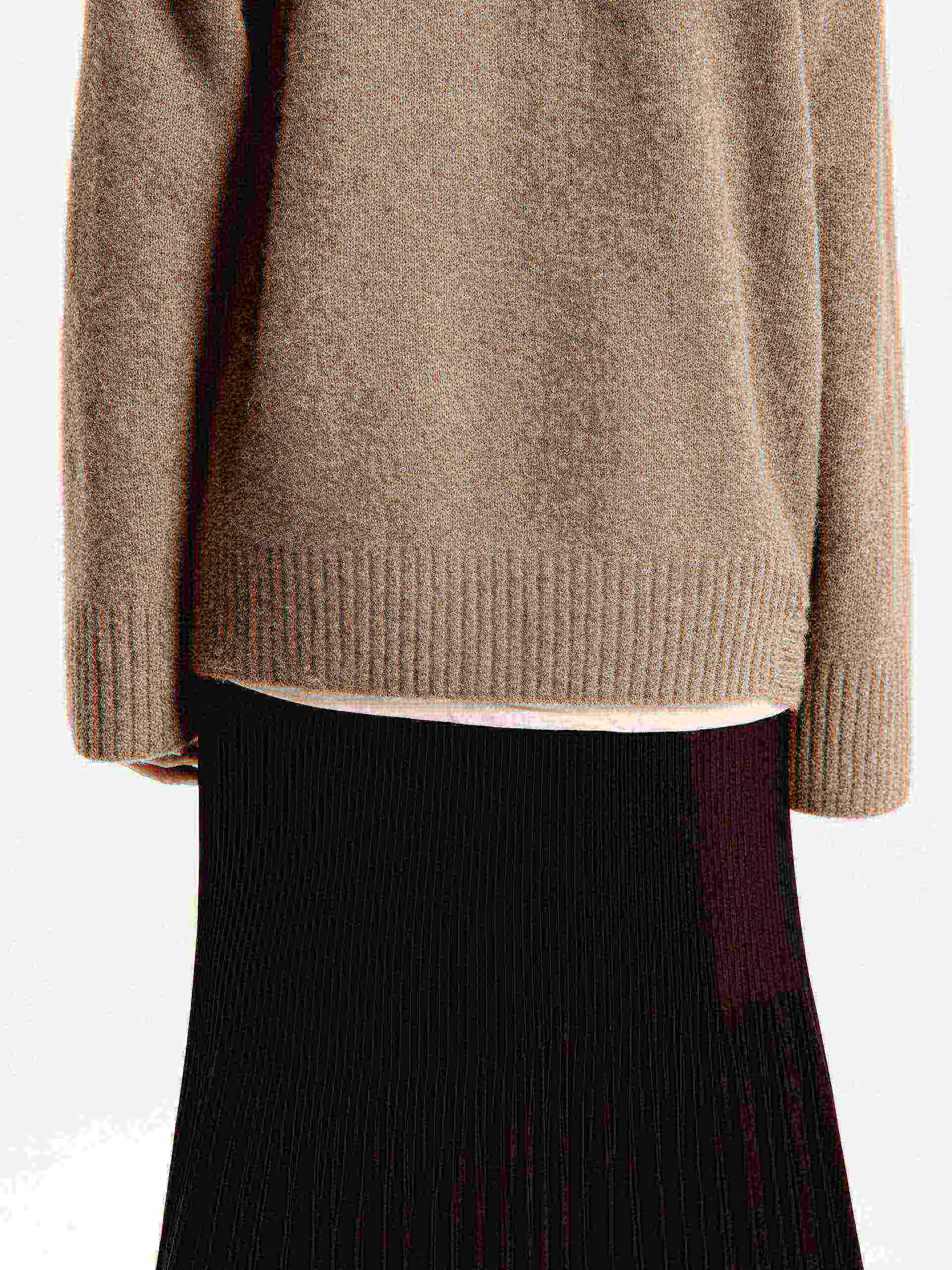 Mushroom Pattern Loose Sweater