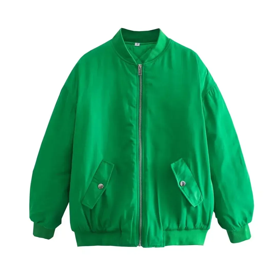 Oversized Bomber Jacket