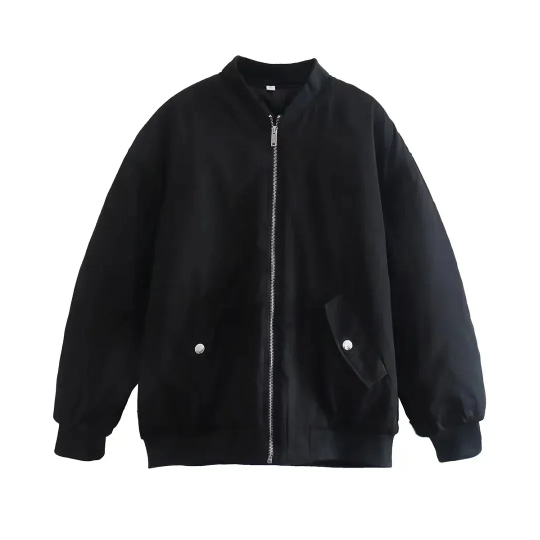 Oversized Bomber Jacket