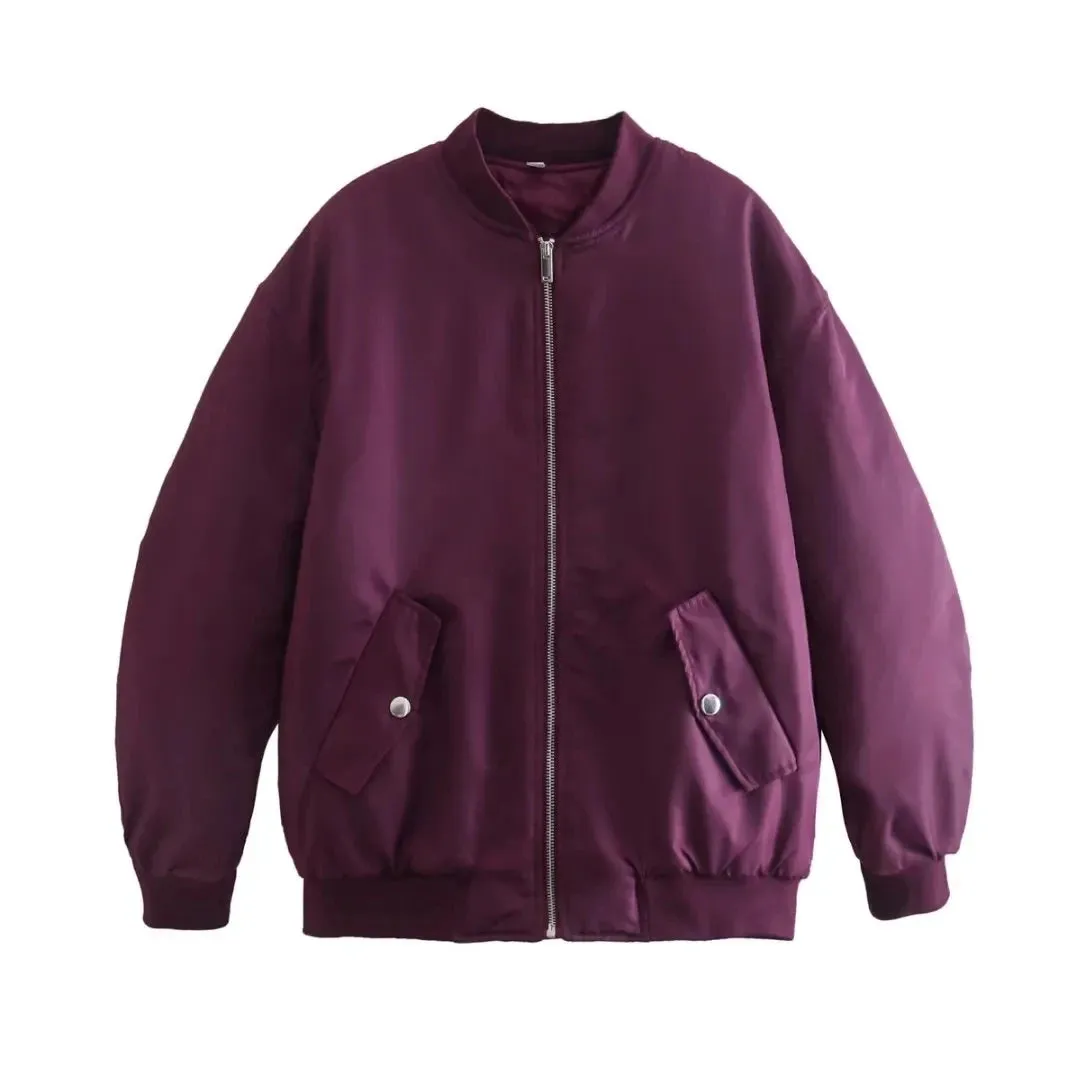 Oversized Bomber Jacket