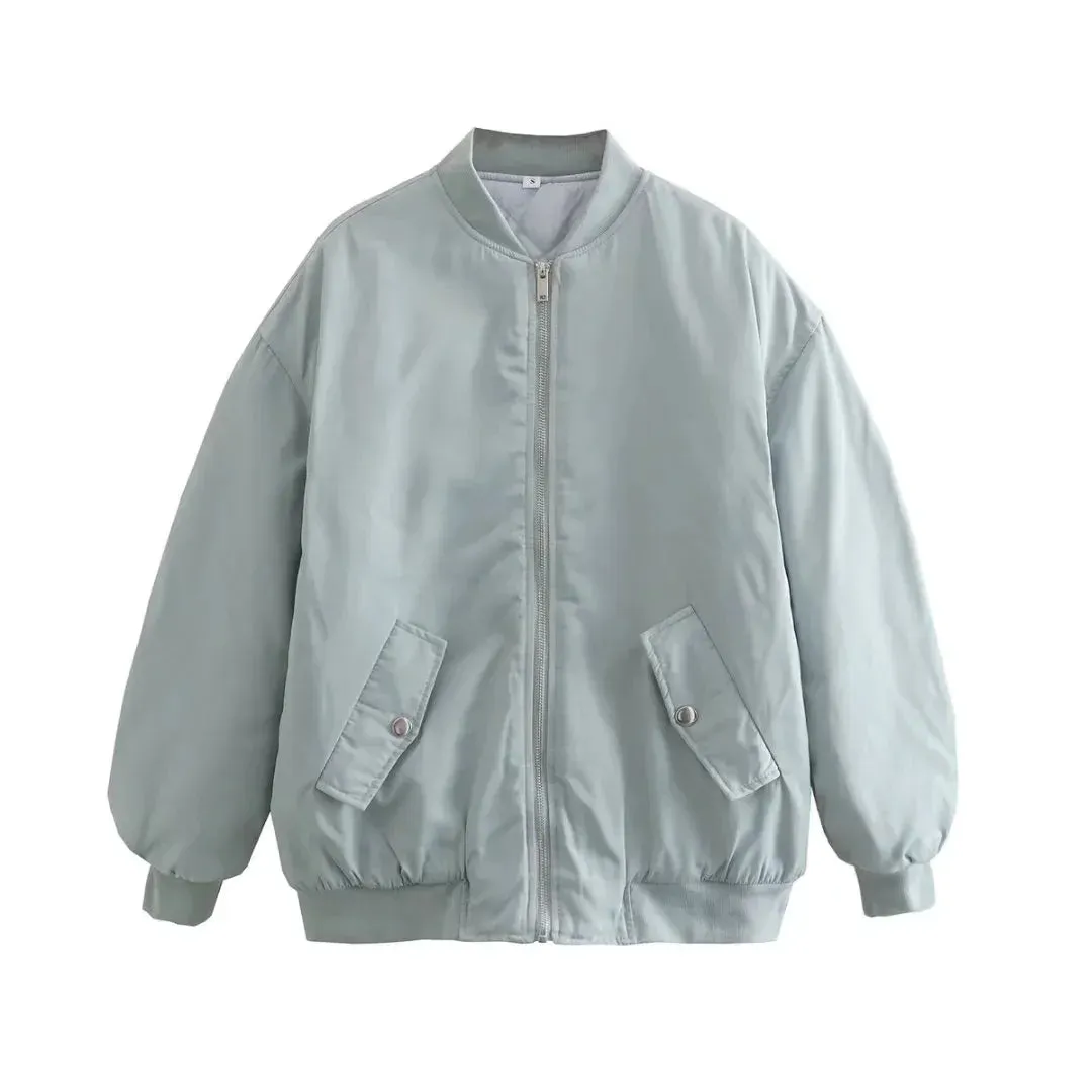 Oversized Bomber Jacket