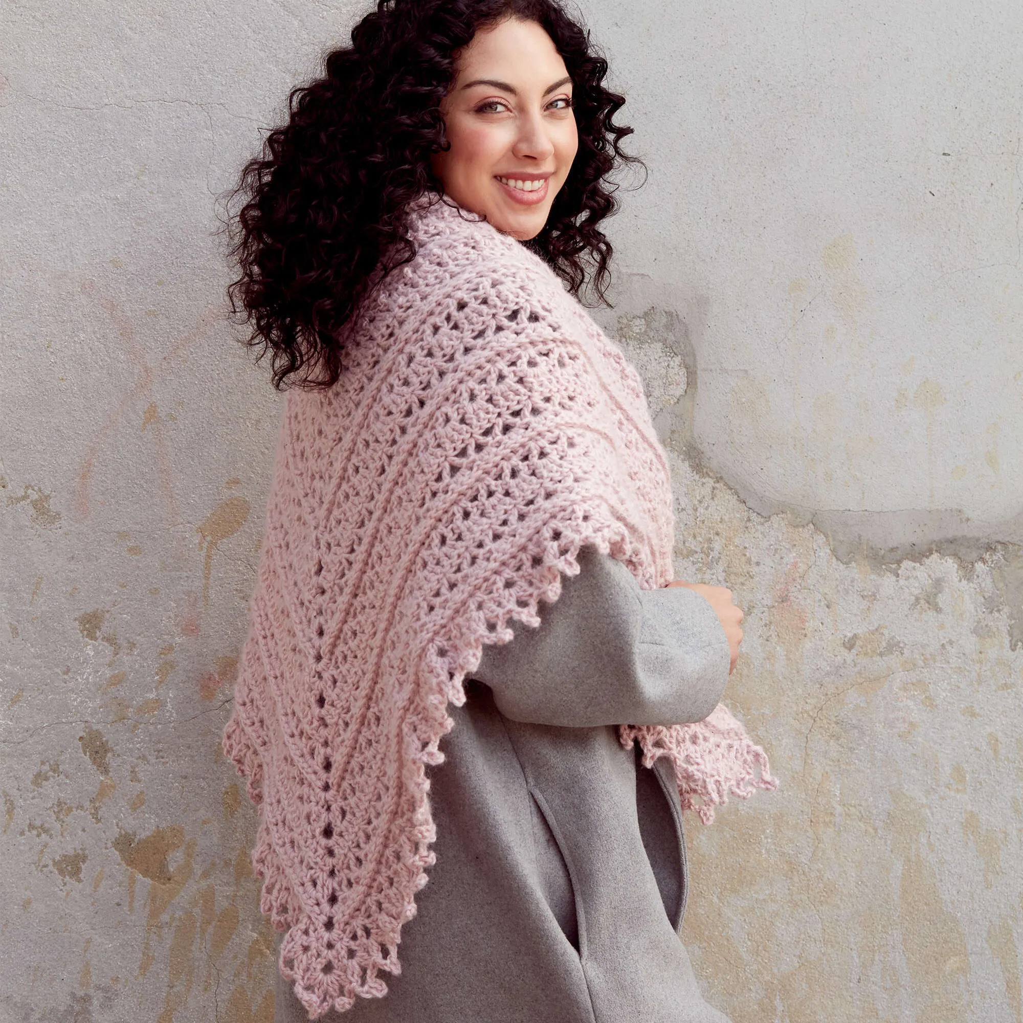 Patons Pretty Filigree Crochet Shawl