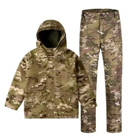 RECON GS2 Winter Kids Camo parka down jacket and pants set Multi Cam