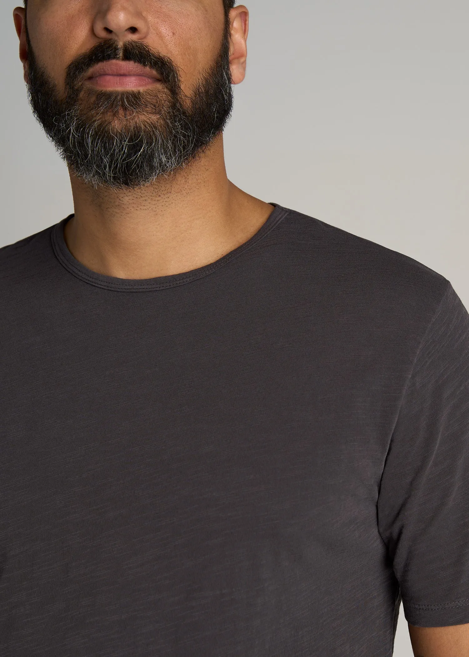 REGULAR-FIT Slub Tee in Charcoal - Tall Men's Shirts