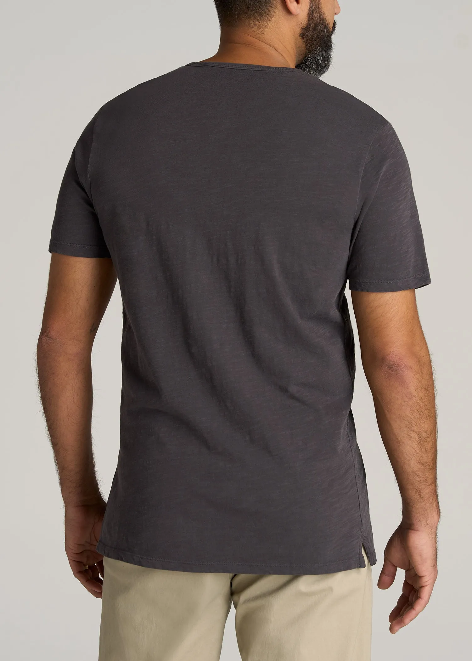 REGULAR-FIT Slub Tee in Charcoal - Tall Men's Shirts