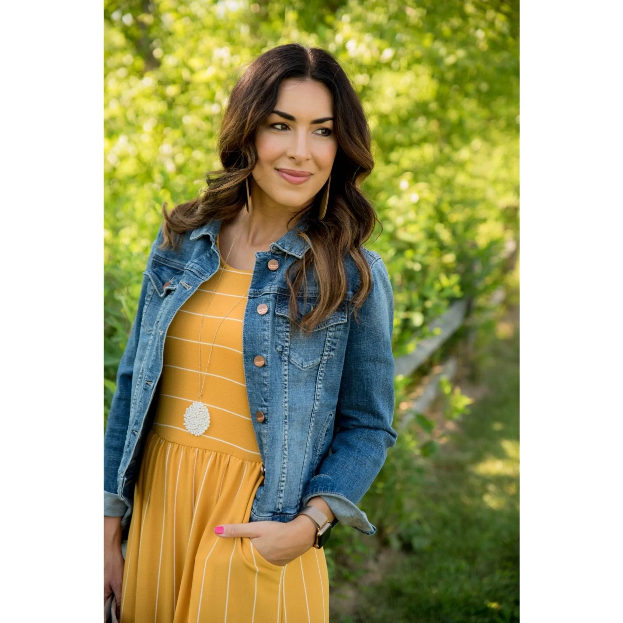 Striped Sleeveless Maxi