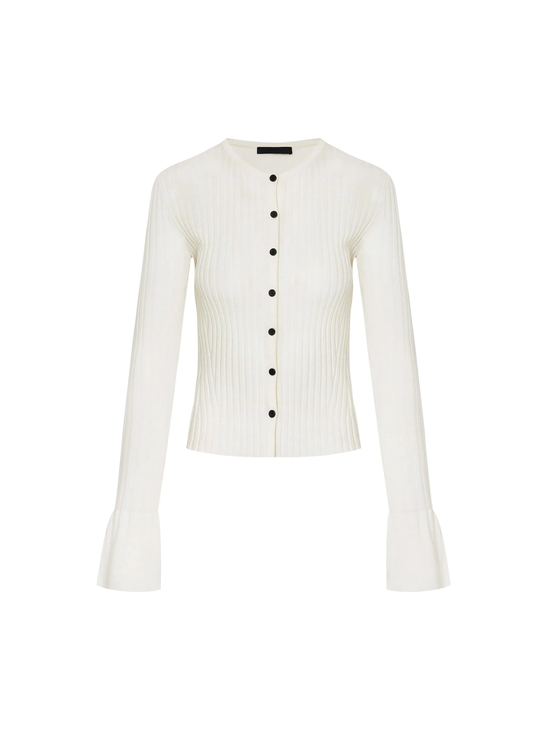 Trumpet Cuff Ribbed Sweater