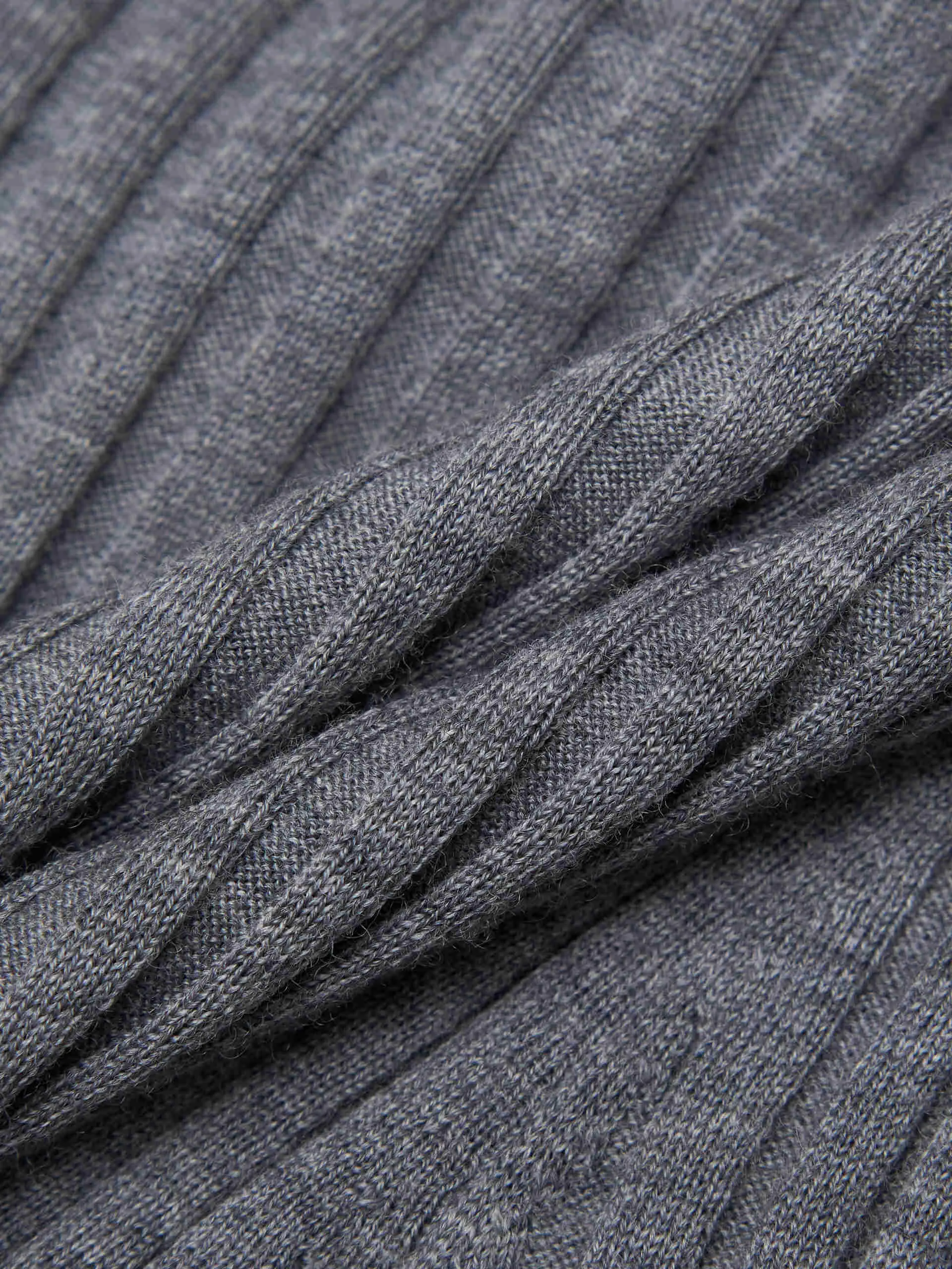 Trumpet Cuff Ribbed Sweater