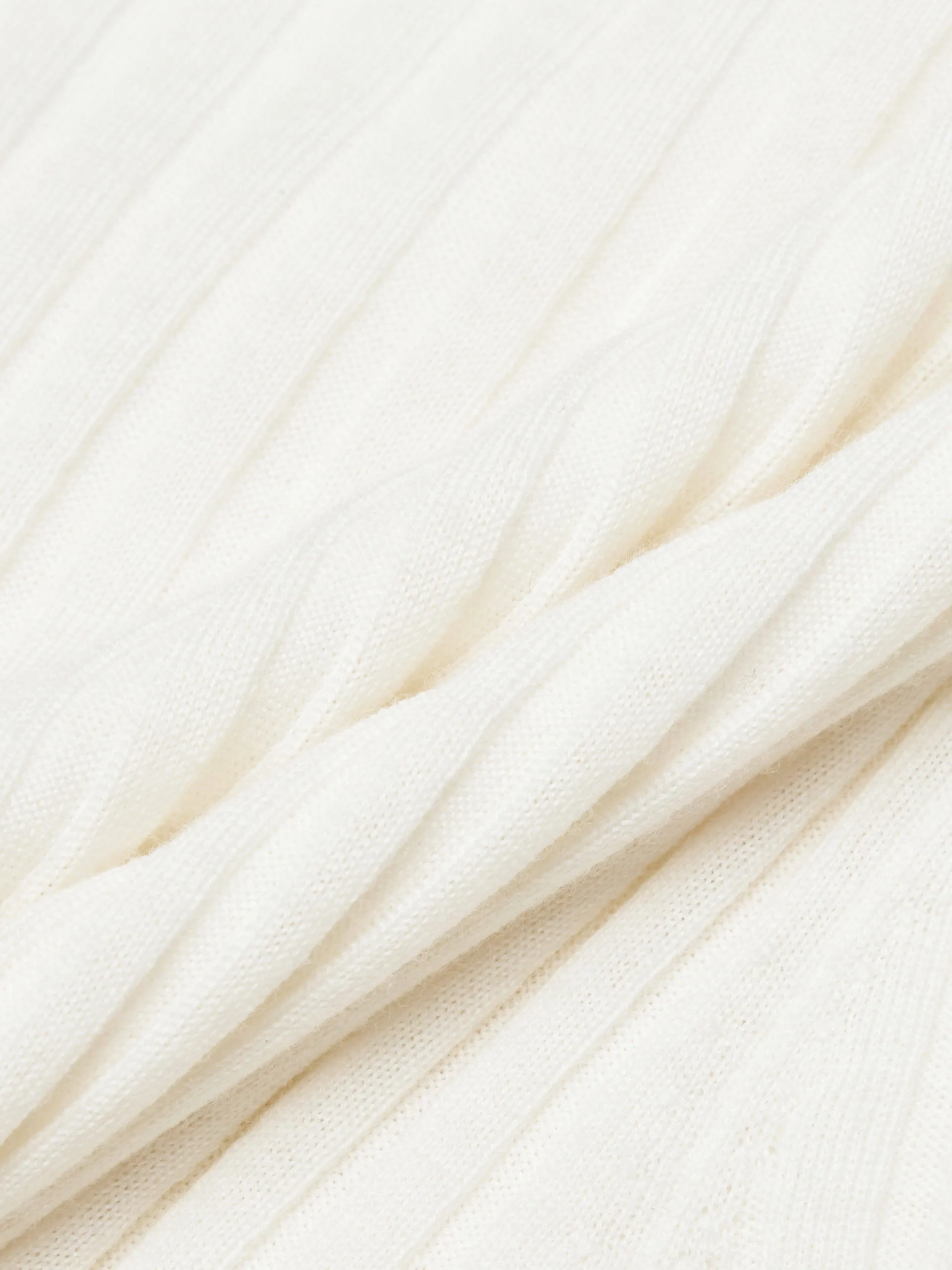 Trumpet Cuff Ribbed Sweater