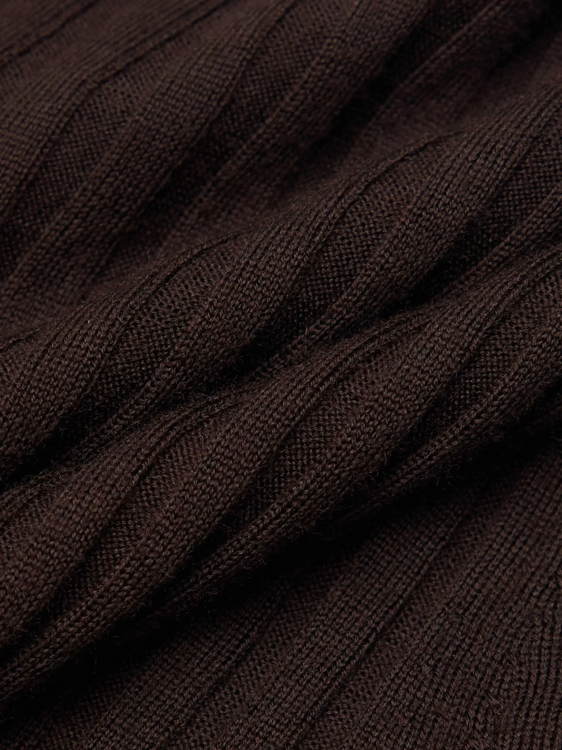 Trumpet Cuff Ribbed Sweater