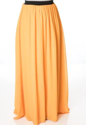 Tumeric Basic maxi skirt