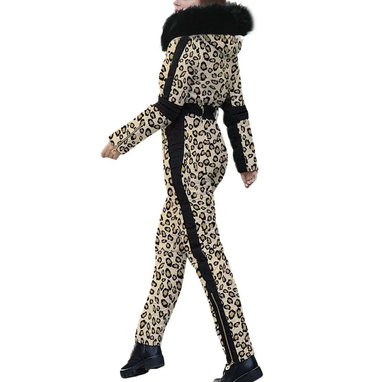Winter Adventure Awaits Stay Warm and Stylish with Our Women's Hooded Ski Jumpsuit – Your Perfect Companion for Outdoor Sports